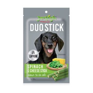 تشویقی مغذی سگ جرهای با طعم اسفناج و پنیر (JerHigh Duo Stick Spinach & Cheese)