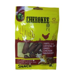 تشویقی چروکی گوشت مرغ مدل Crystal Air Dried Chicken Sausages