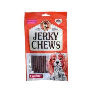 تشویقی سگ مدل مدادی با طعم هویج – Jerky Chews Carrot
