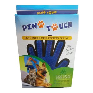 دستکش موی سگ و گربه Pin Touch مدل پنج انگشتی